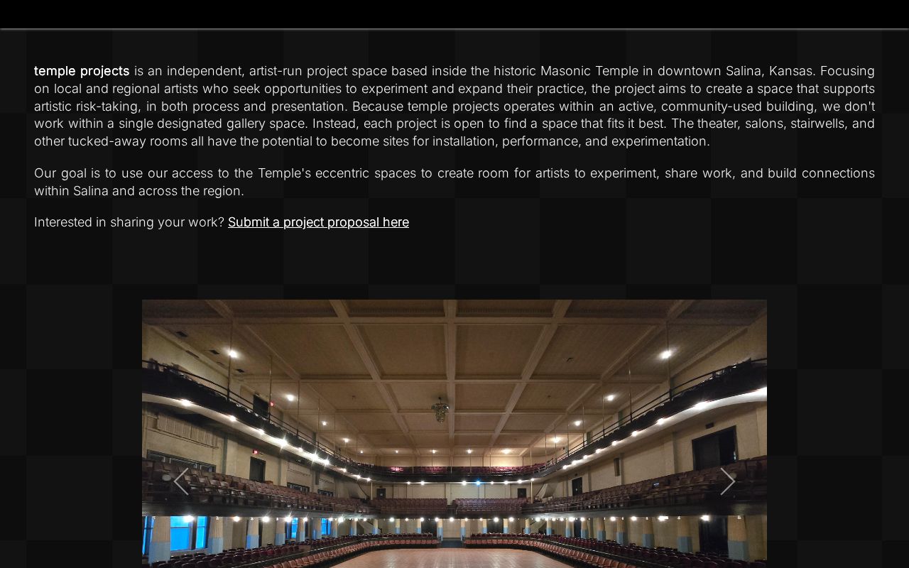 Representative overview image of Temple Projects